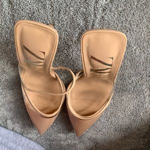 Zara nude heels
